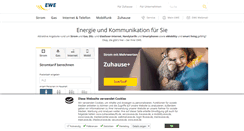 Desktop Screenshot of ewe.de