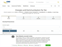 Tablet Screenshot of ewe.de
